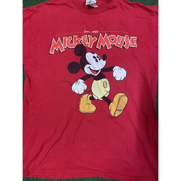 Mickey Mouse Red New Sample T-Shirt w/Yellow Pants Rare from Mickey & Co Vintage - Picture 2 of 7